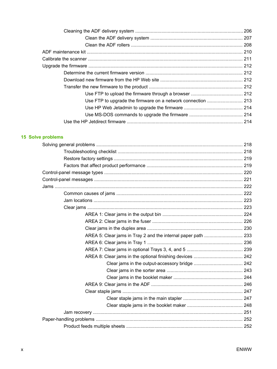 HP CM6049F MFP User Manual | Page 12 / 320