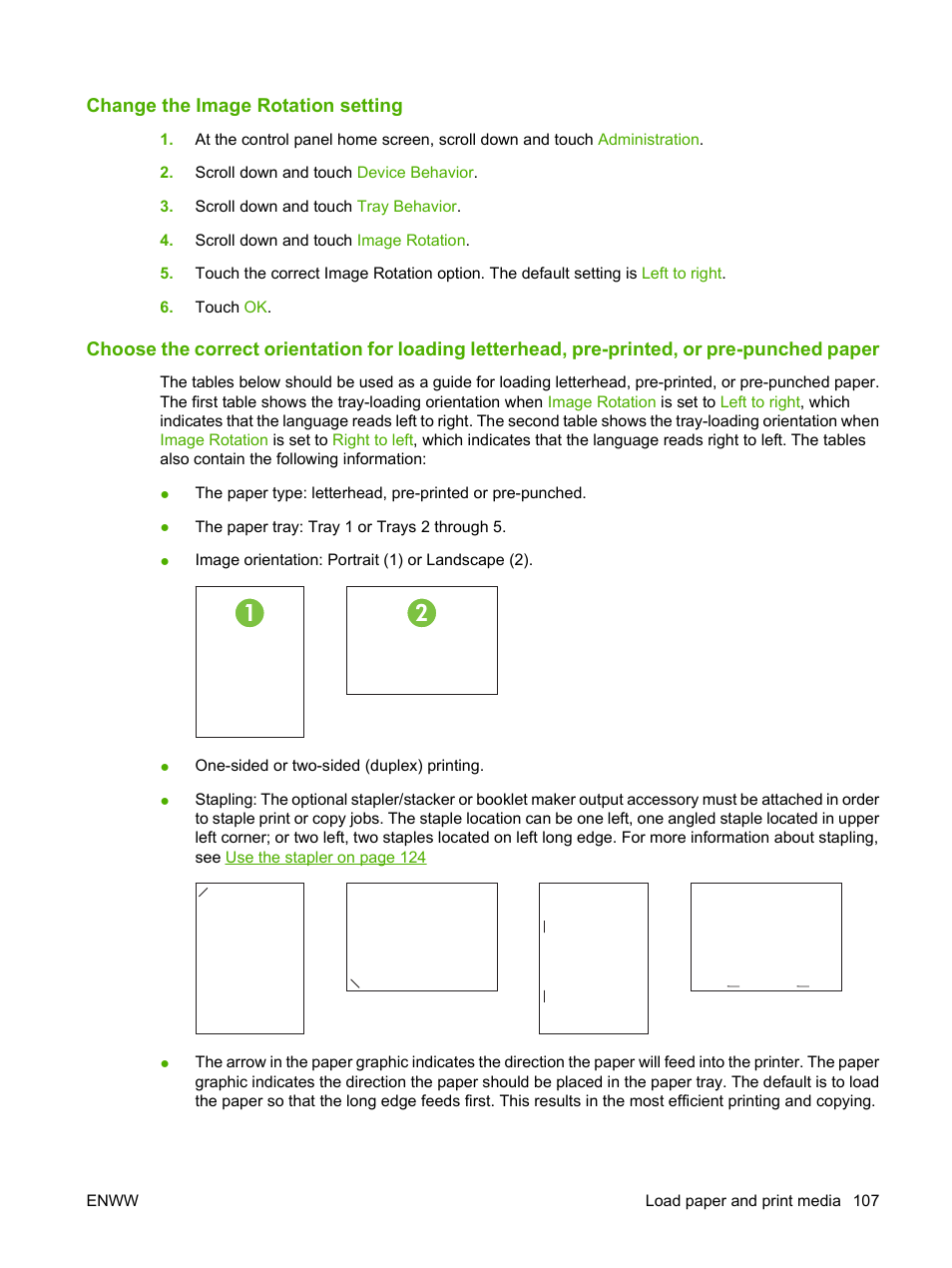 Change the image rotation setting | HP CM6049F MFP User Manual | Page 123 / 320