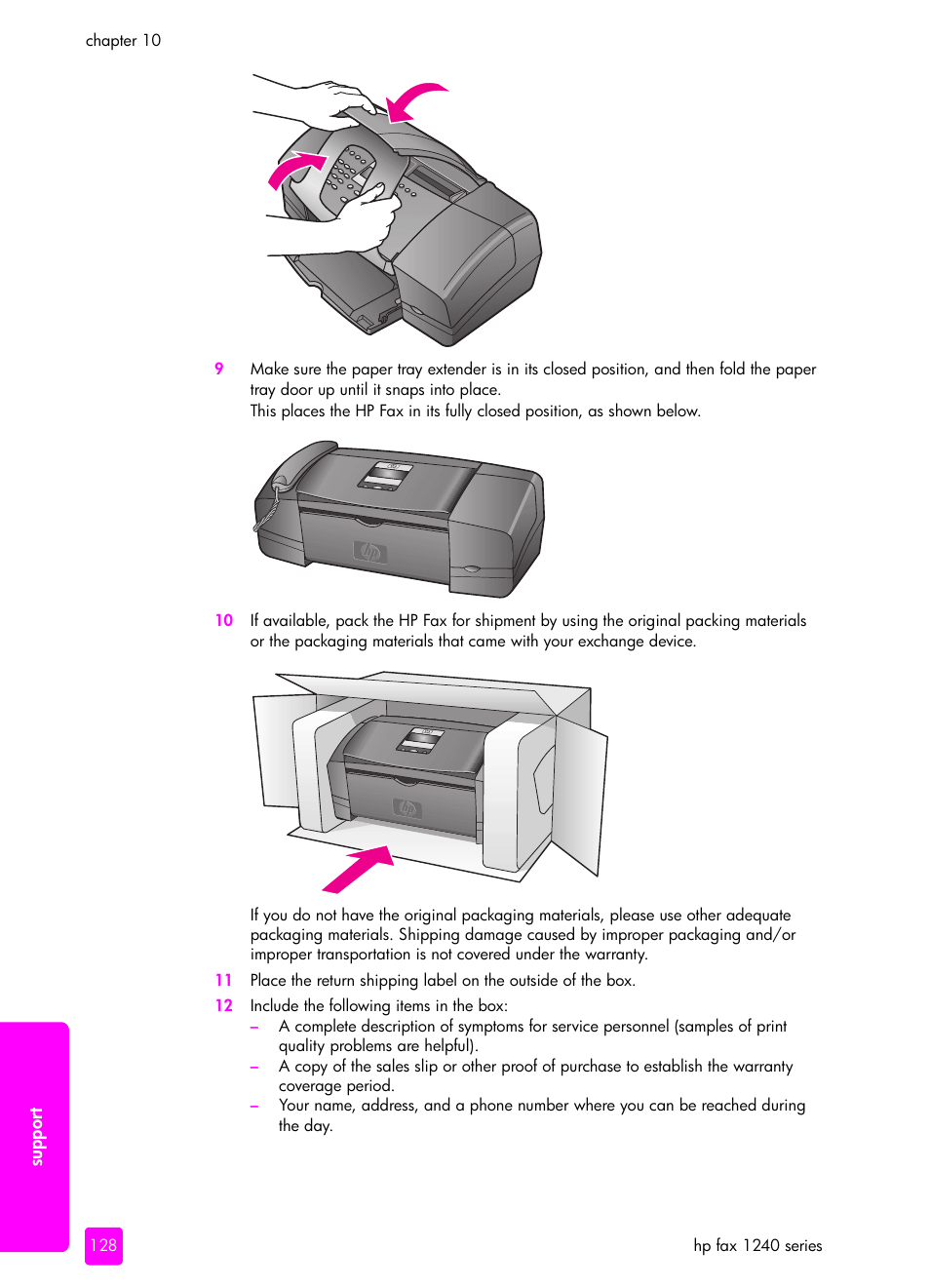 HP 1240 Series User Manual | Page 138 / 148