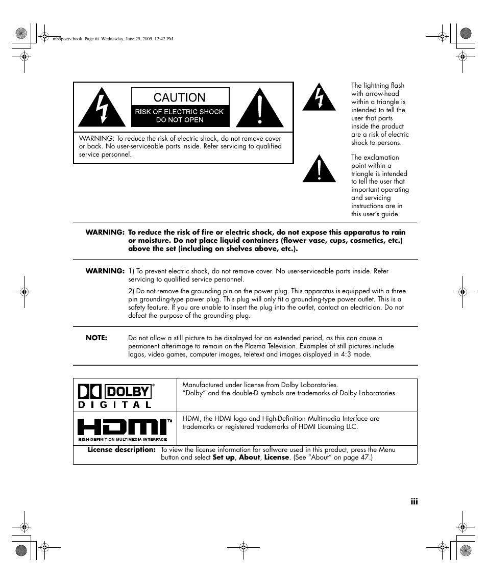 HP Pavilion PE4200N User Manual | Page 3 / 242