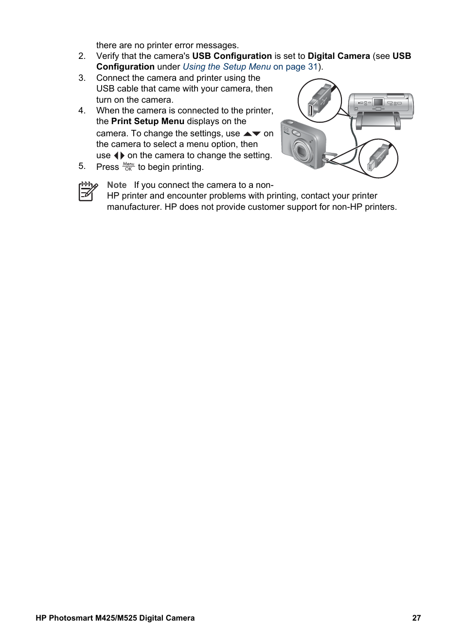 HP Photosmart M525 User Manual | Page 27 / 46