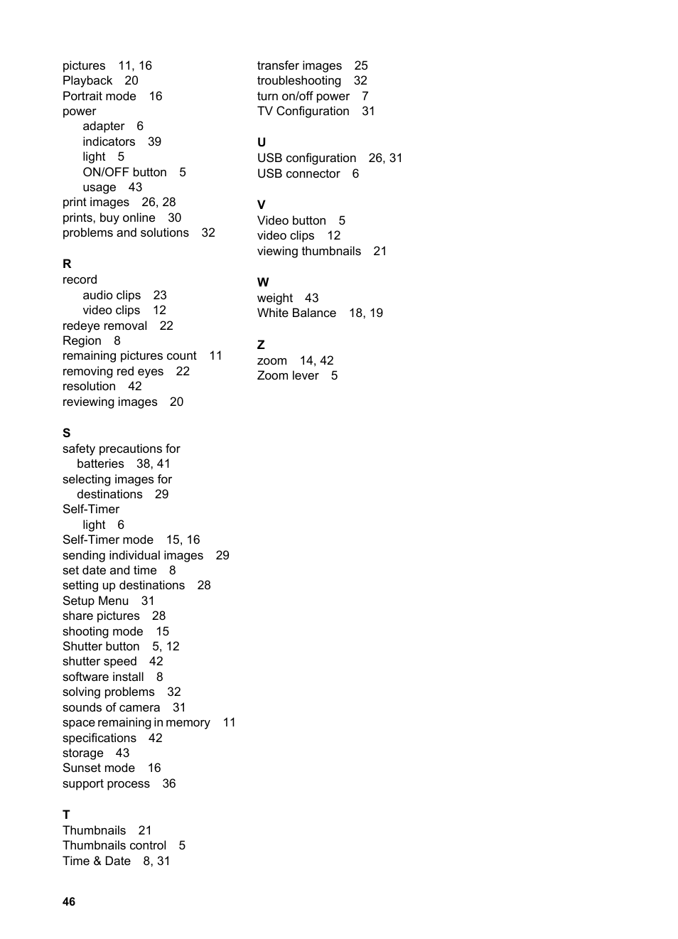 HP Photosmart M525 User Manual | Page 46 / 46