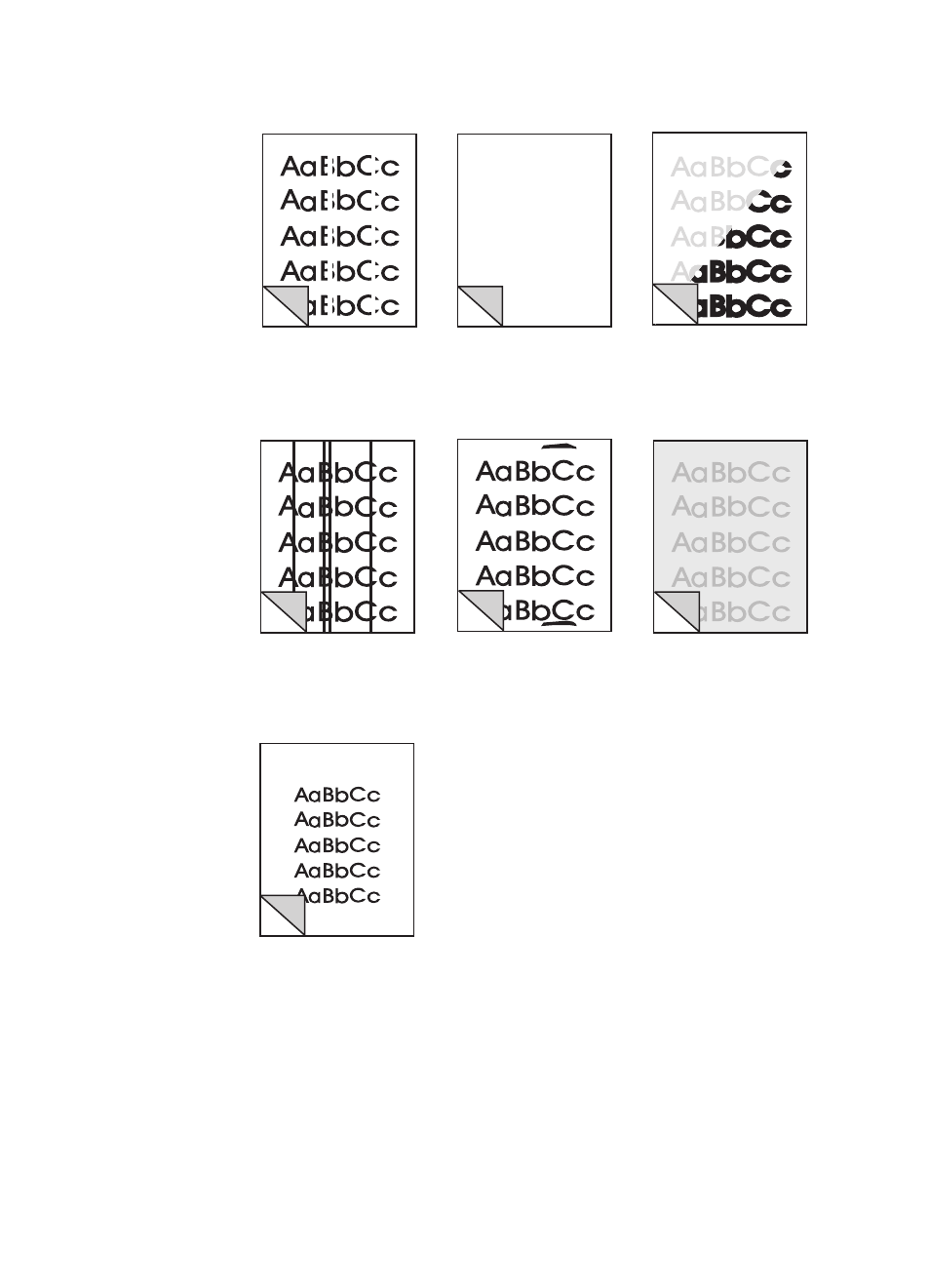 Image defect examples | HP 1100A User Manual | Page 108 / 183