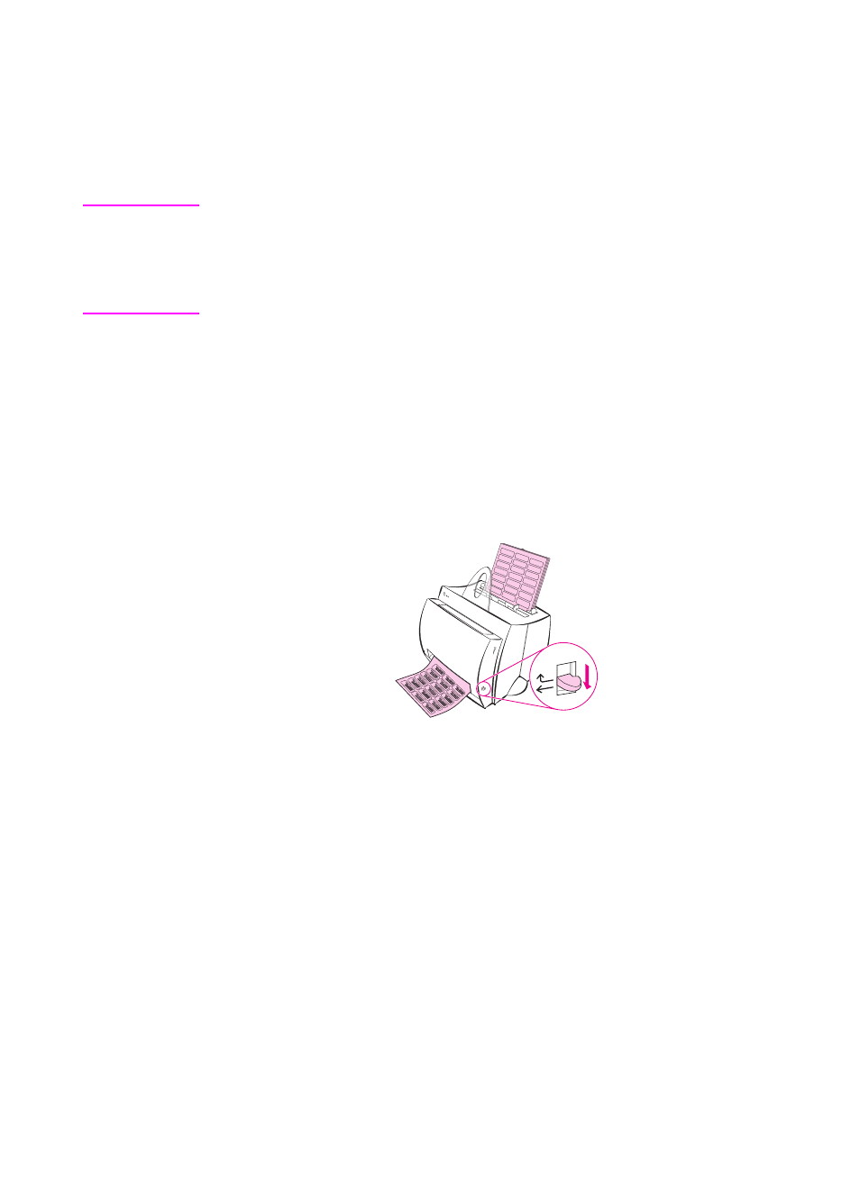 Printing labels | HP 1100A User Manual | Page 38 / 183