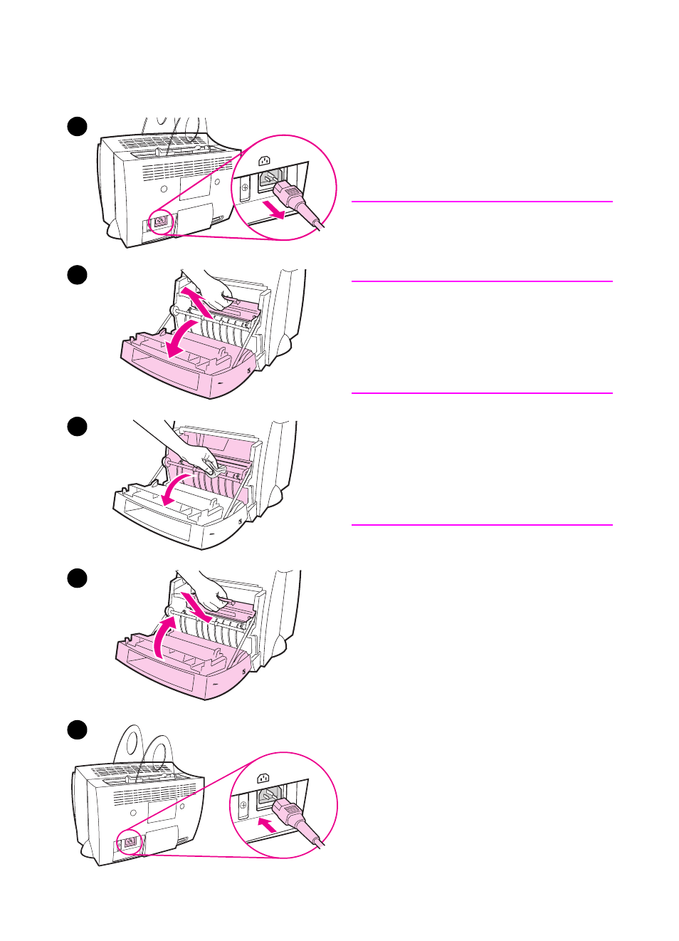 Cleaning the toner cartridge area | HP 1100A User Manual | Page 85 / 183