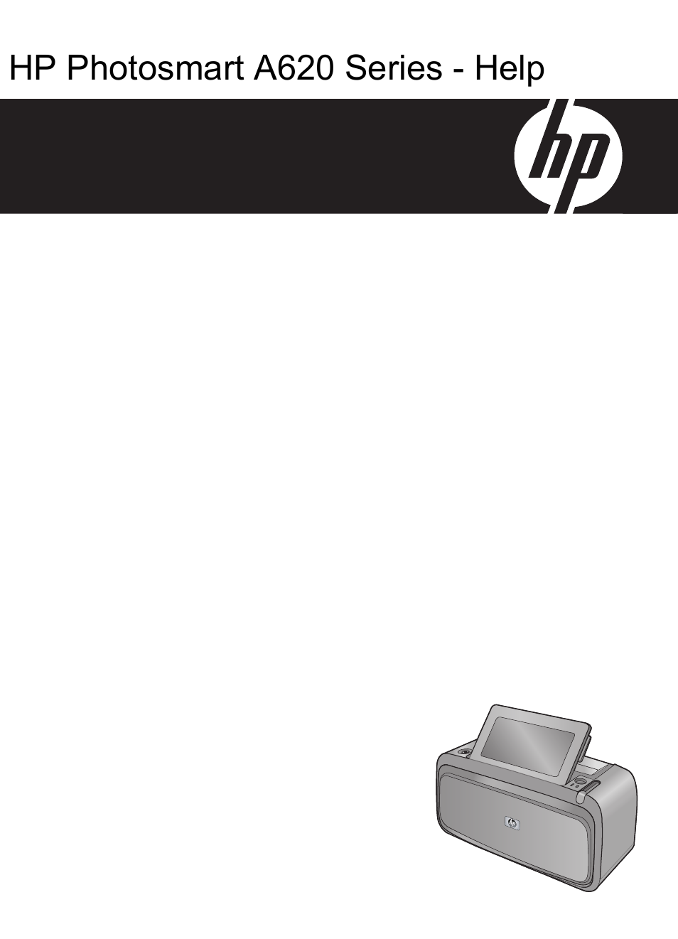 HP PhotoSmart A620 Series User Manual | 88 pages