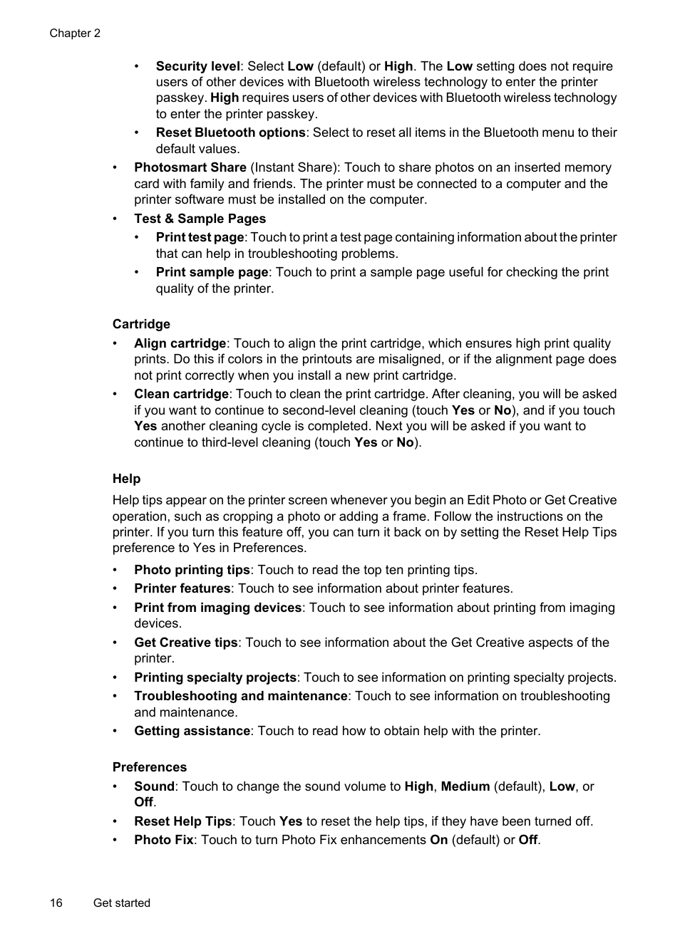 HP PhotoSmart A620 Series User Manual | Page 17 / 88