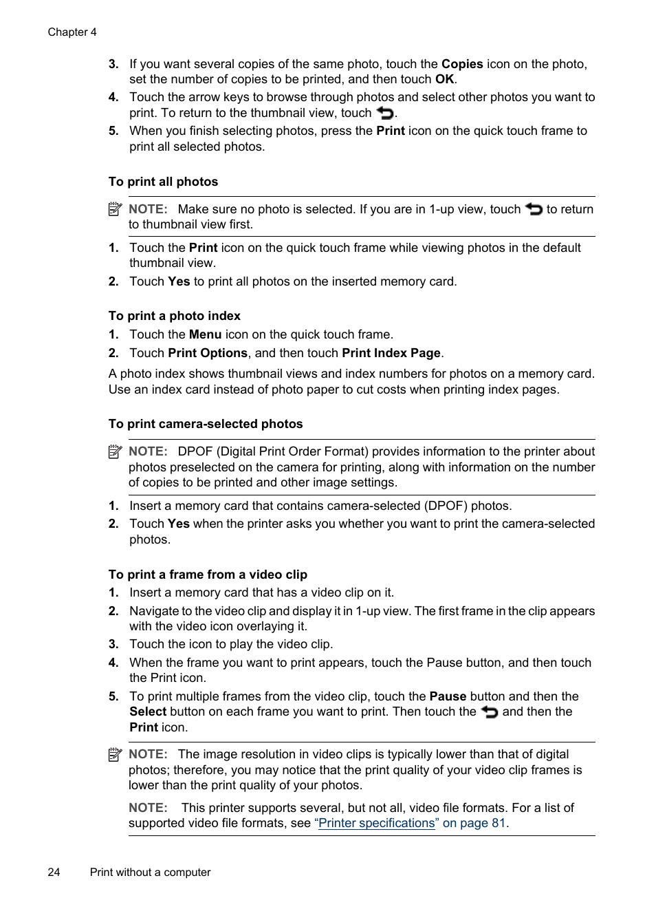 HP PhotoSmart A620 Series User Manual | Page 25 / 88