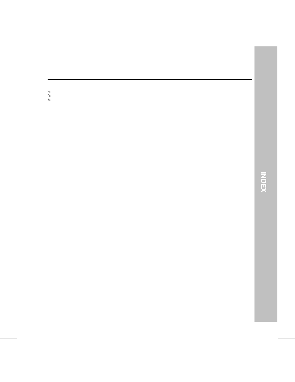 Index | HP 4 FAMILY User Manual | Page 249 / 252