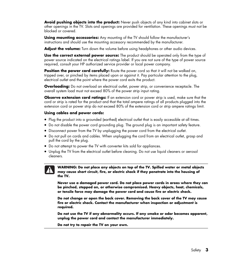 HP LC3040N User Manual | Page 9 / 60