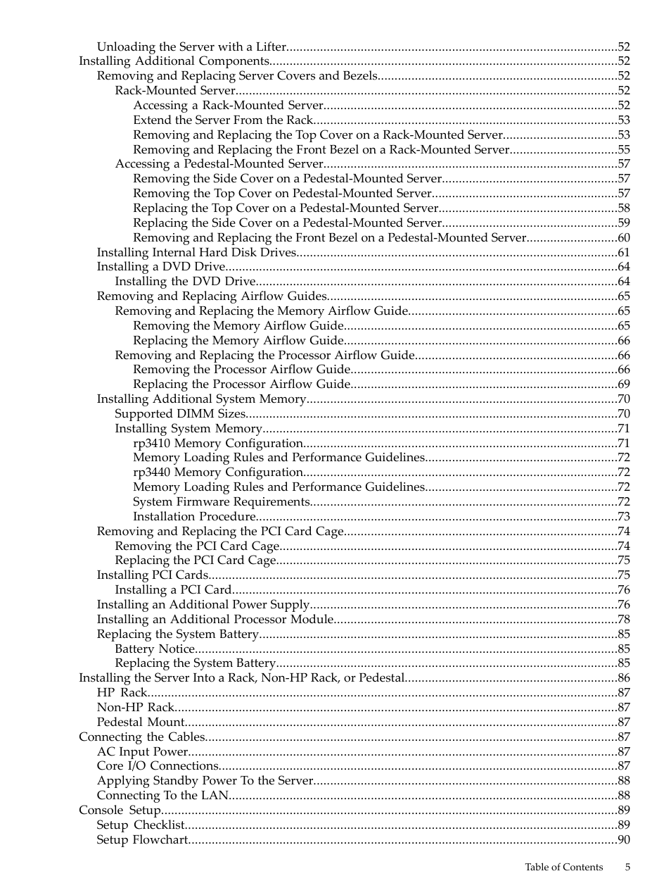 HP RP3440 User Manual | Page 5 / 210