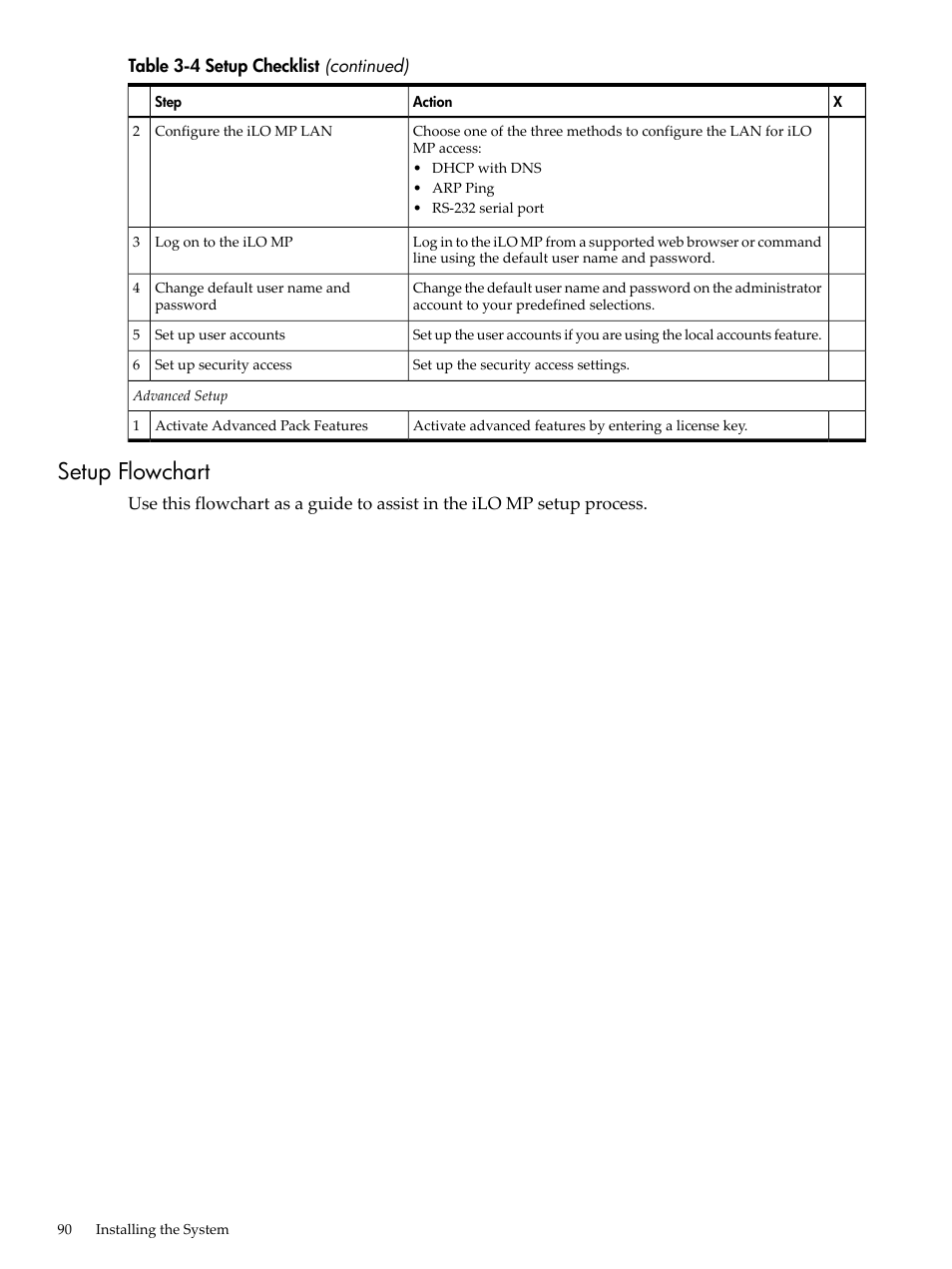 Setup flowchart | HP RP3440 User Manual | Page 90 / 210
