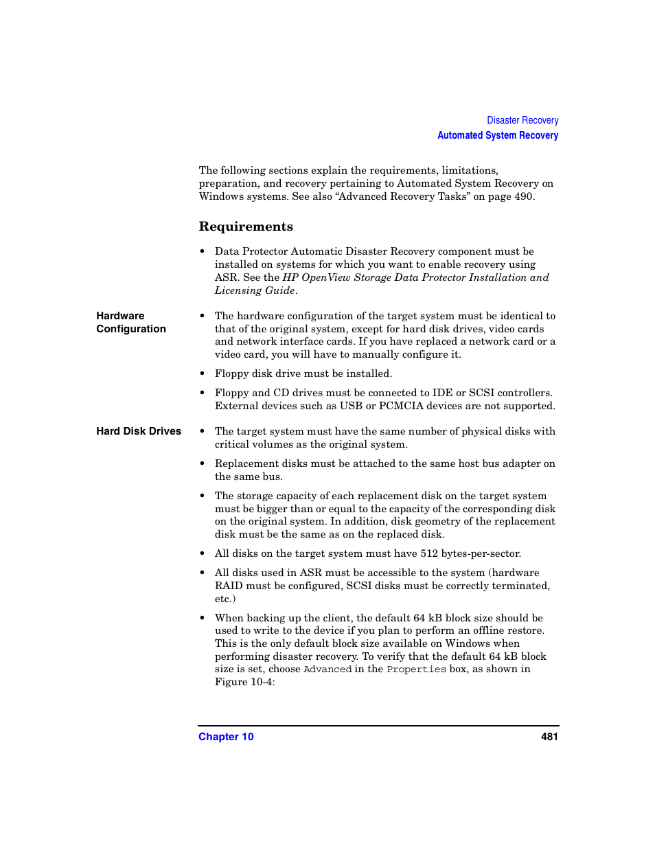 Requirements | HP B6960-90078 User Manual | Page 511 / 856