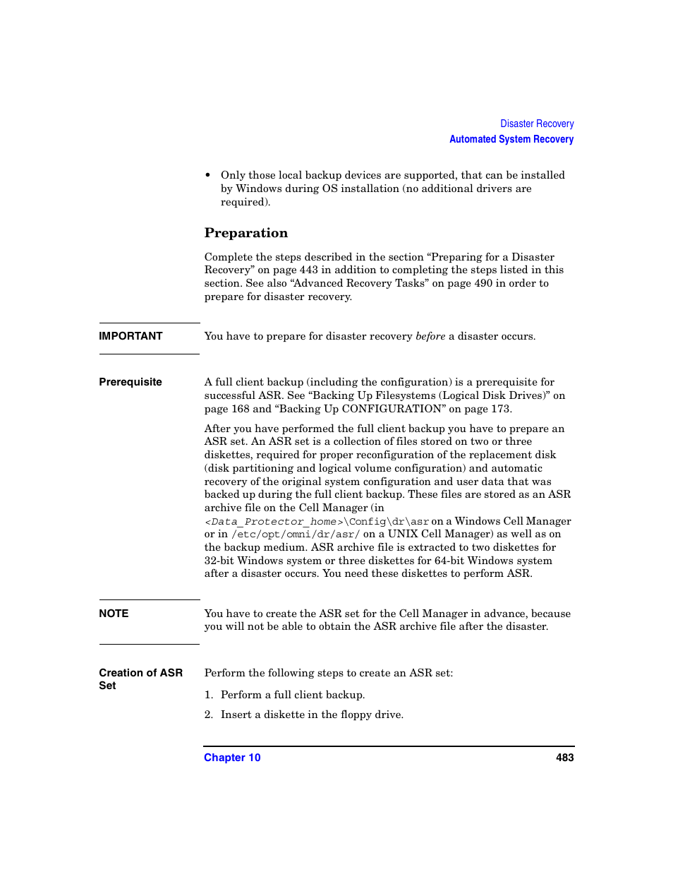 Preparation | HP B6960-90078 User Manual | Page 513 / 856