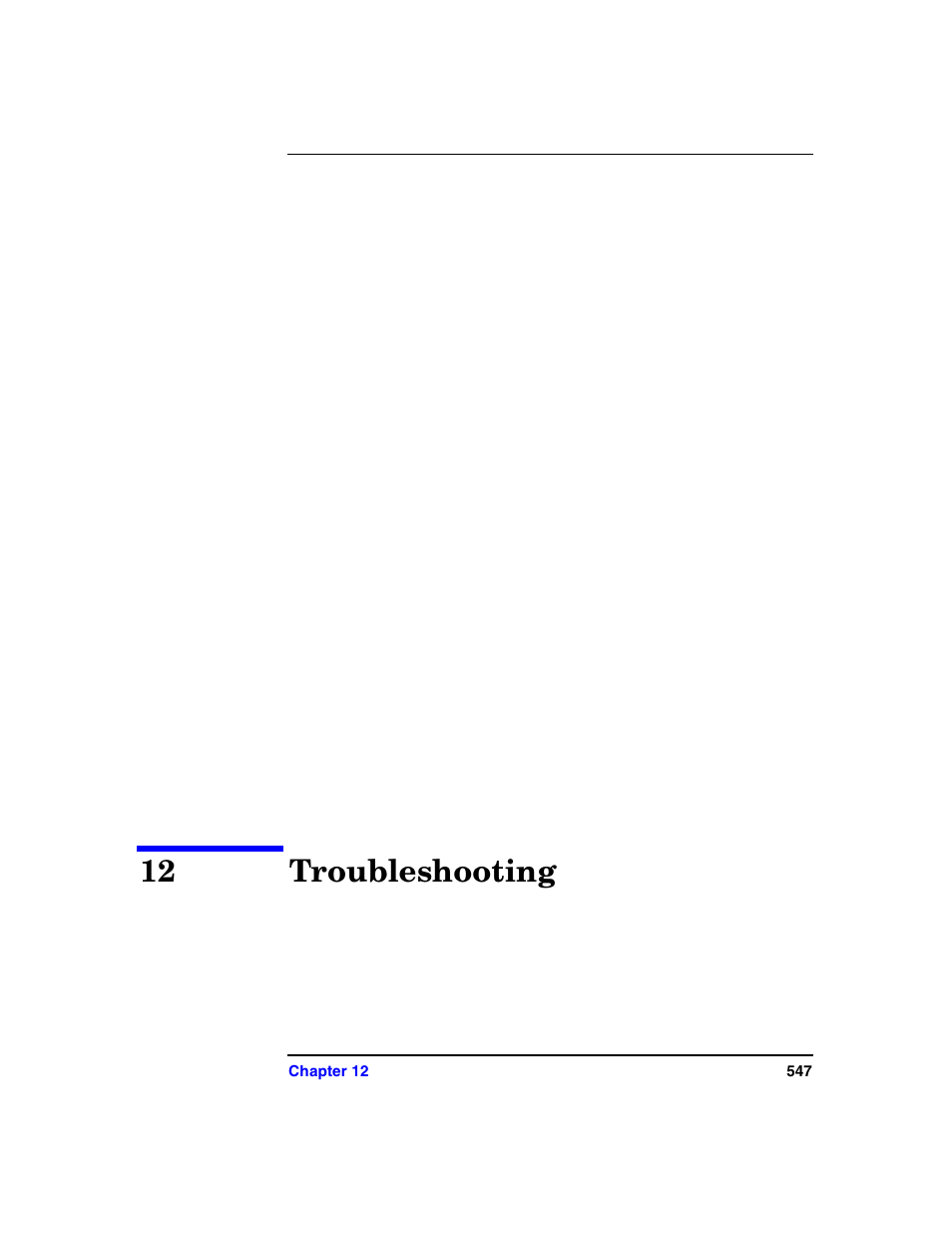 12 troubleshooting, Troubleshooting | HP B6960-90078 User Manual | Page 577 / 856