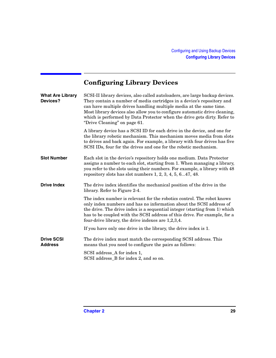 Configuring library devices | HP B6960-90078 User Manual | Page 59 / 856
