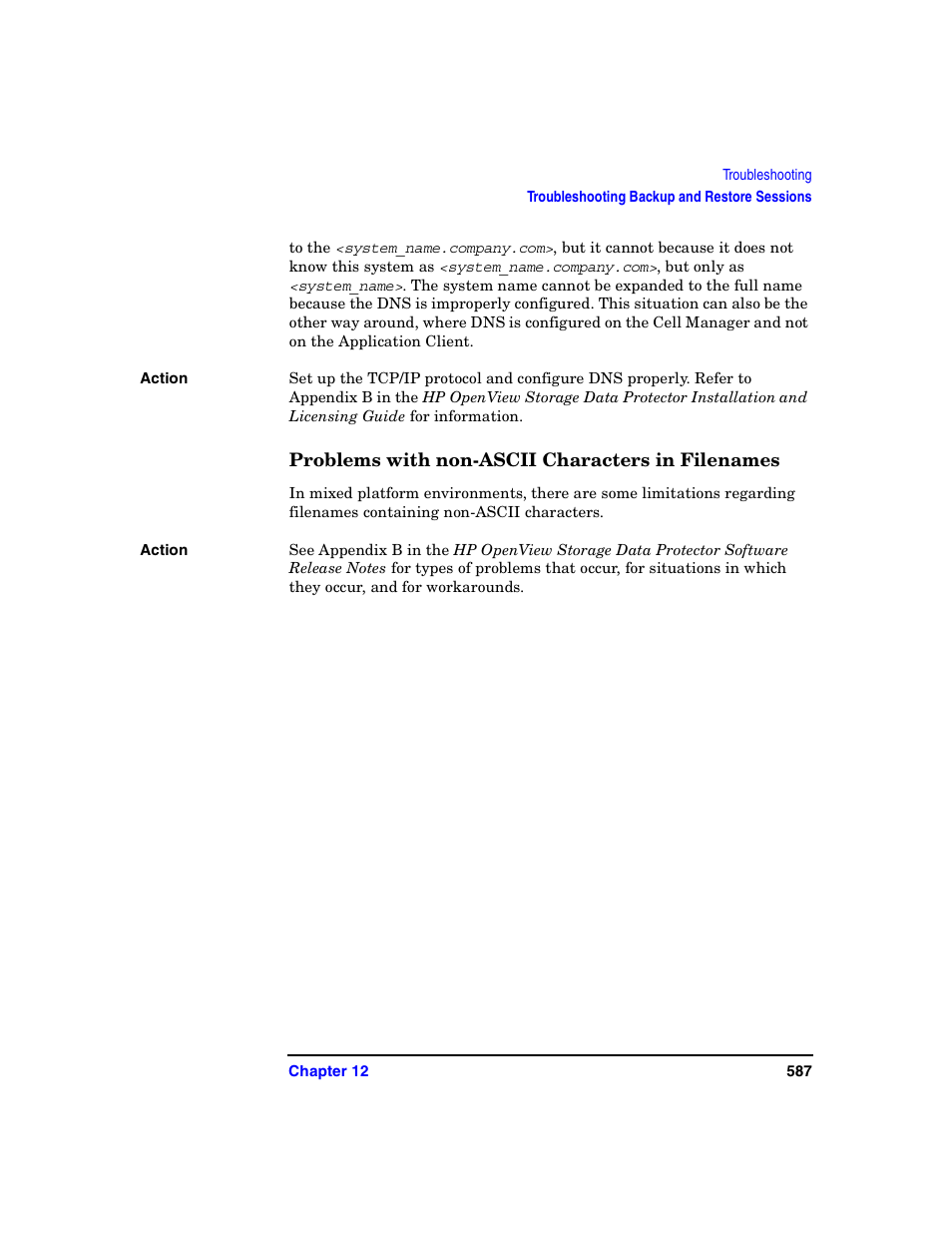 Problems with non-ascii characters in filenames | HP B6960-90078 User Manual | Page 617 / 856
