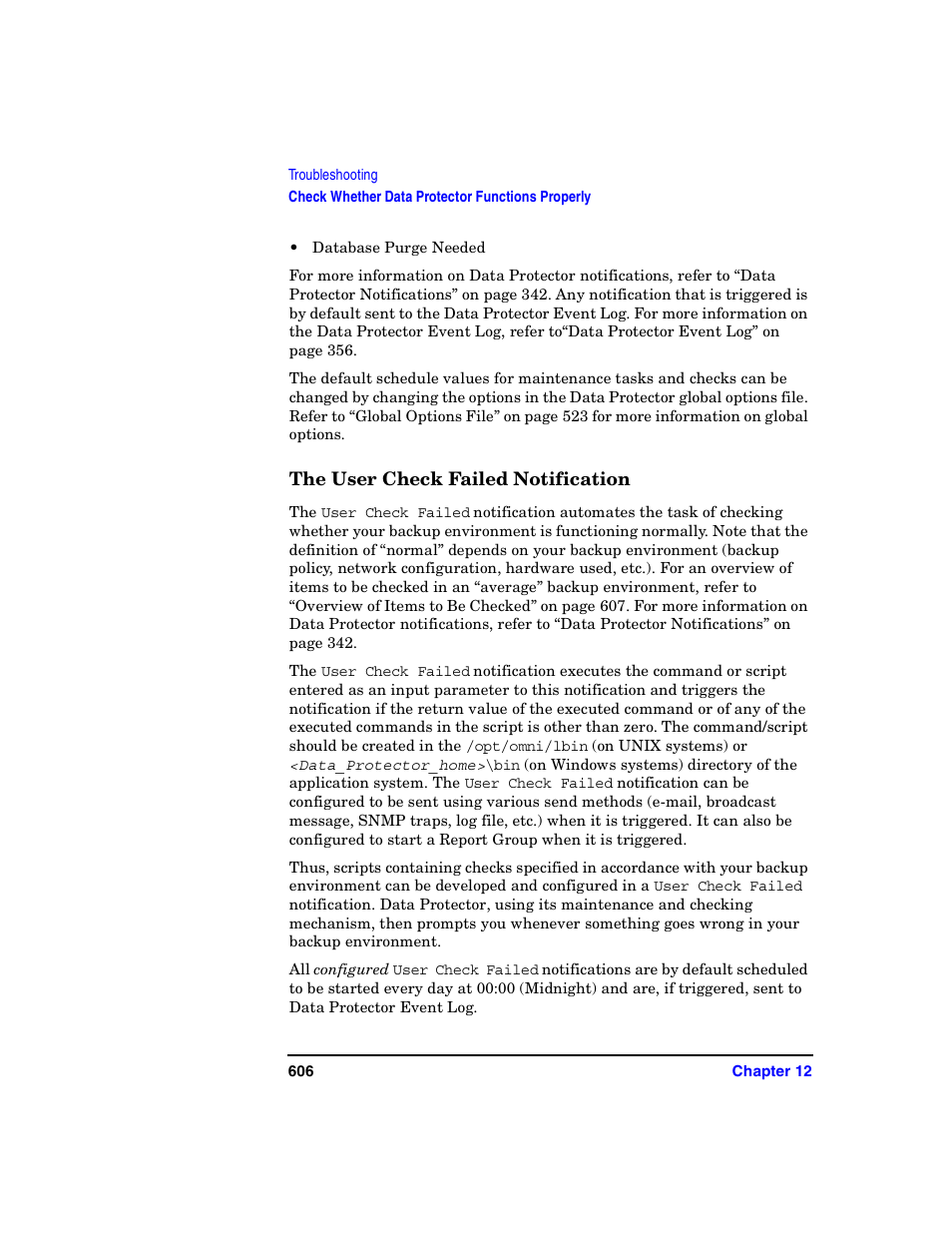 The user check failed notification | HP B6960-90078 User Manual | Page 636 / 856
