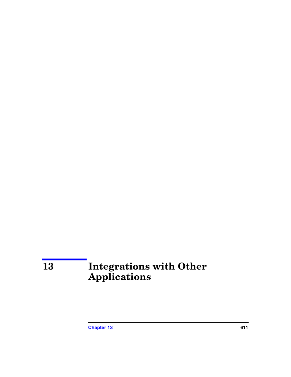 13 integrations with other applications, Integrations with other applications | HP B6960-90078 User Manual | Page 641 / 856
