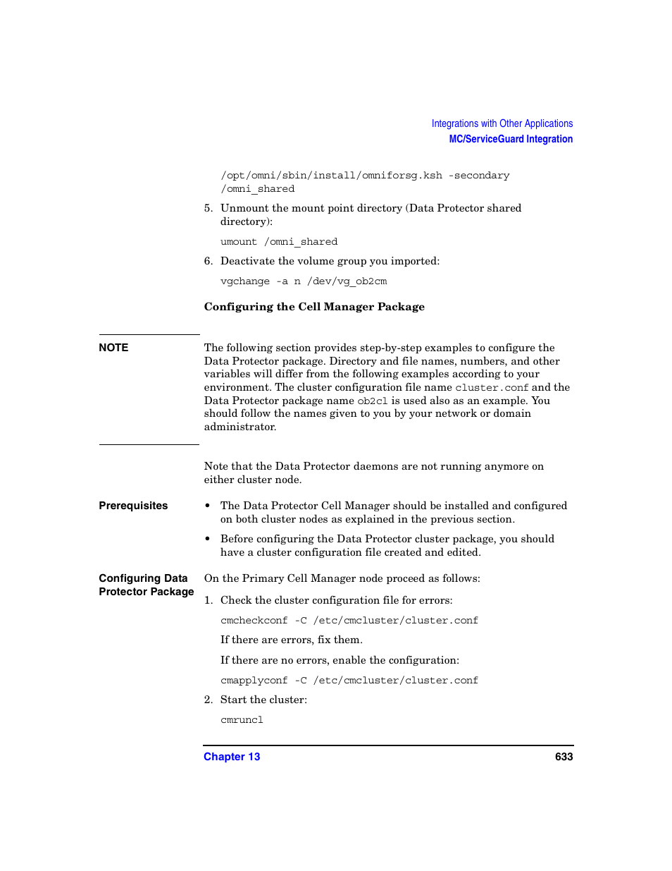 Configuring the cell manager package | HP B6960-90078 User Manual | Page 663 / 856