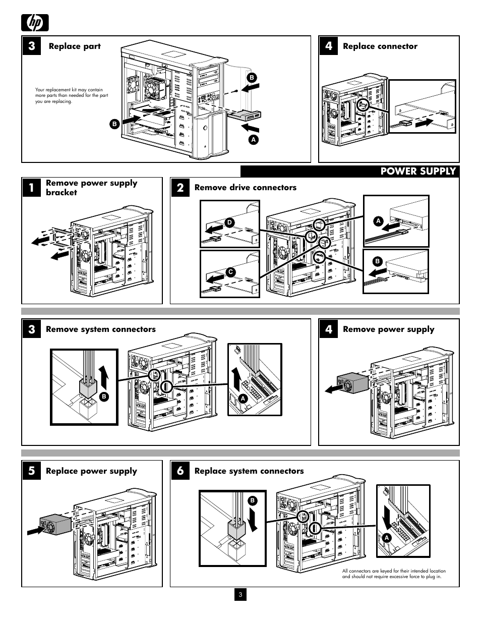 Power supply | HP Hard Drive Camcorder User Manual | Page 3 / 4