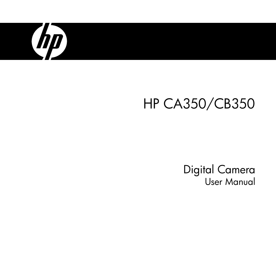 HP CB350 User Manual | 81 pages