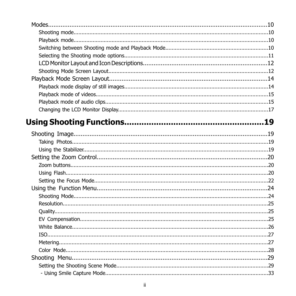 Using shooting functions | HP CB350 User Manual | Page 3 / 81