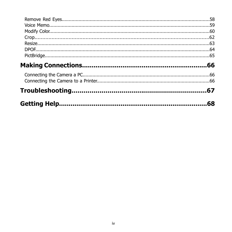 Making connections, Troubleshooting getting help | HP CB350 User Manual | Page 5 / 81