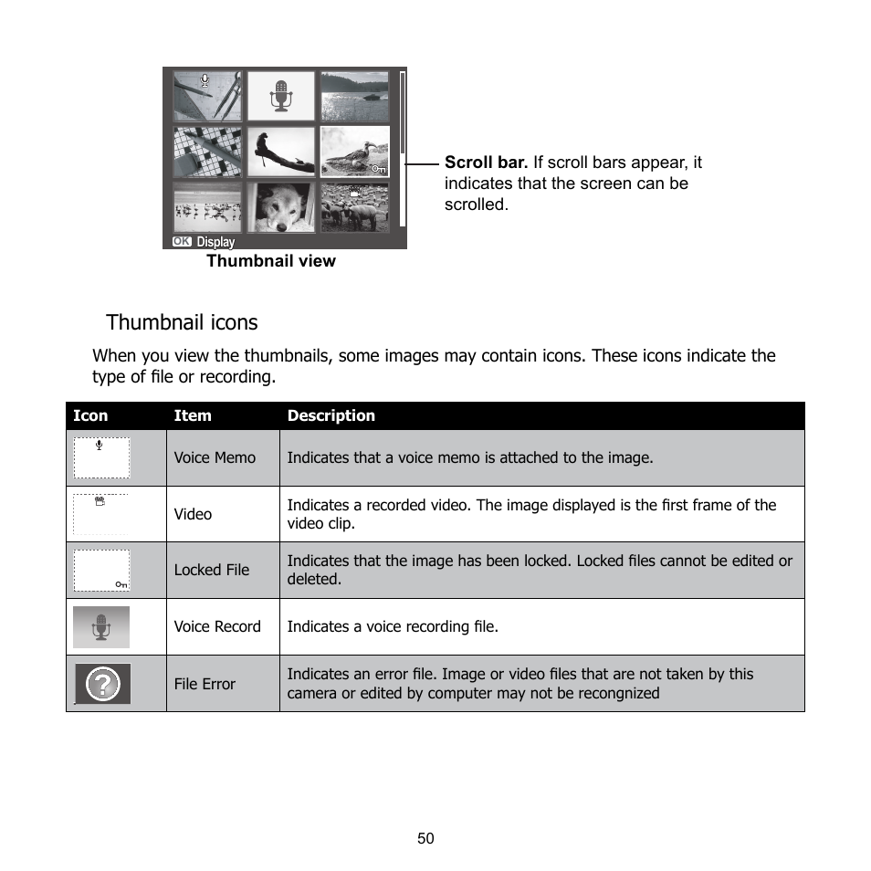 Thumbnail icons | HP CB350 User Manual | Page 61 / 81