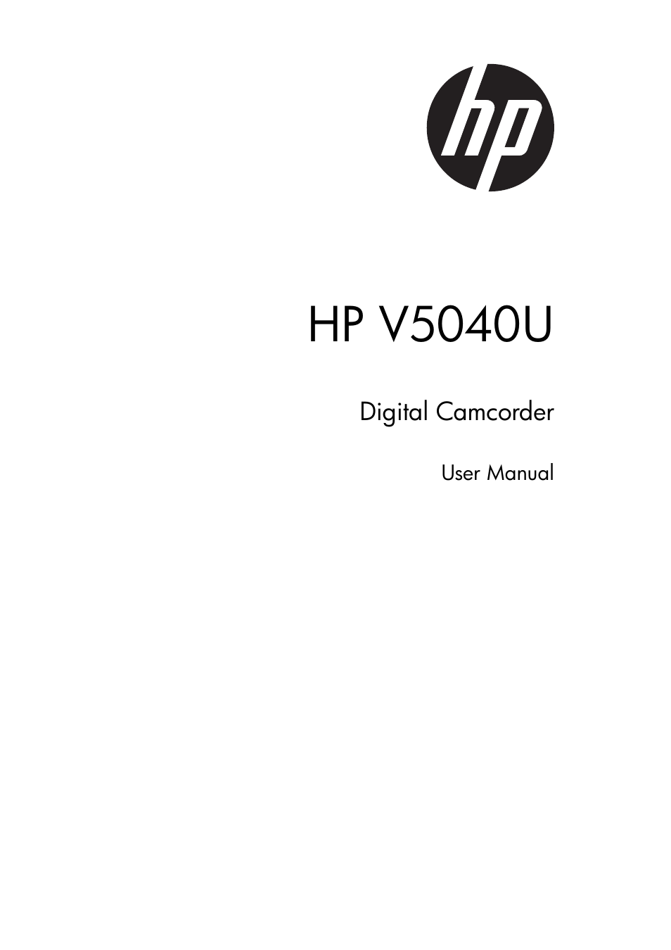 HP V5040u User Manual | 43 pages