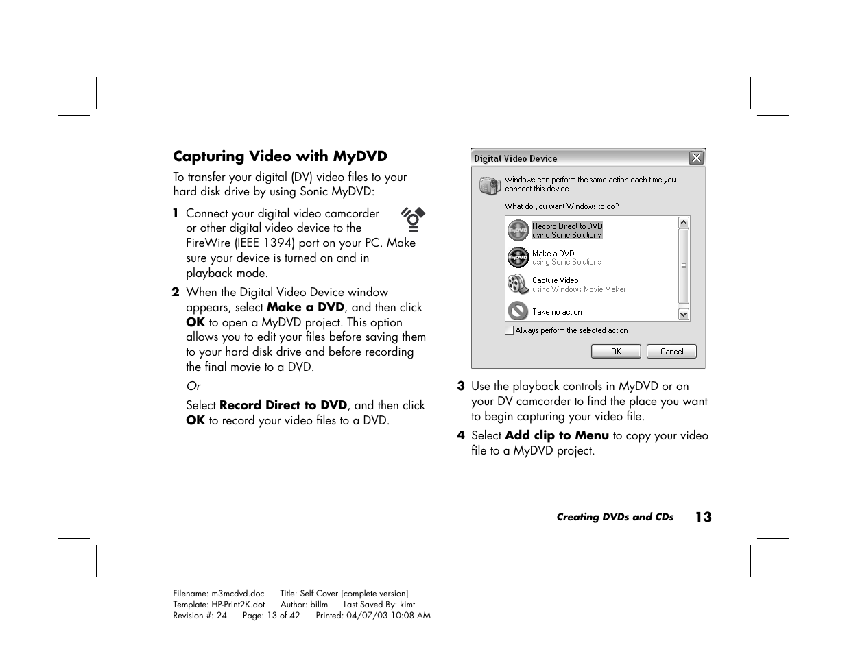 HP Pavilion Home PC User Manual | Page 17 / 42
