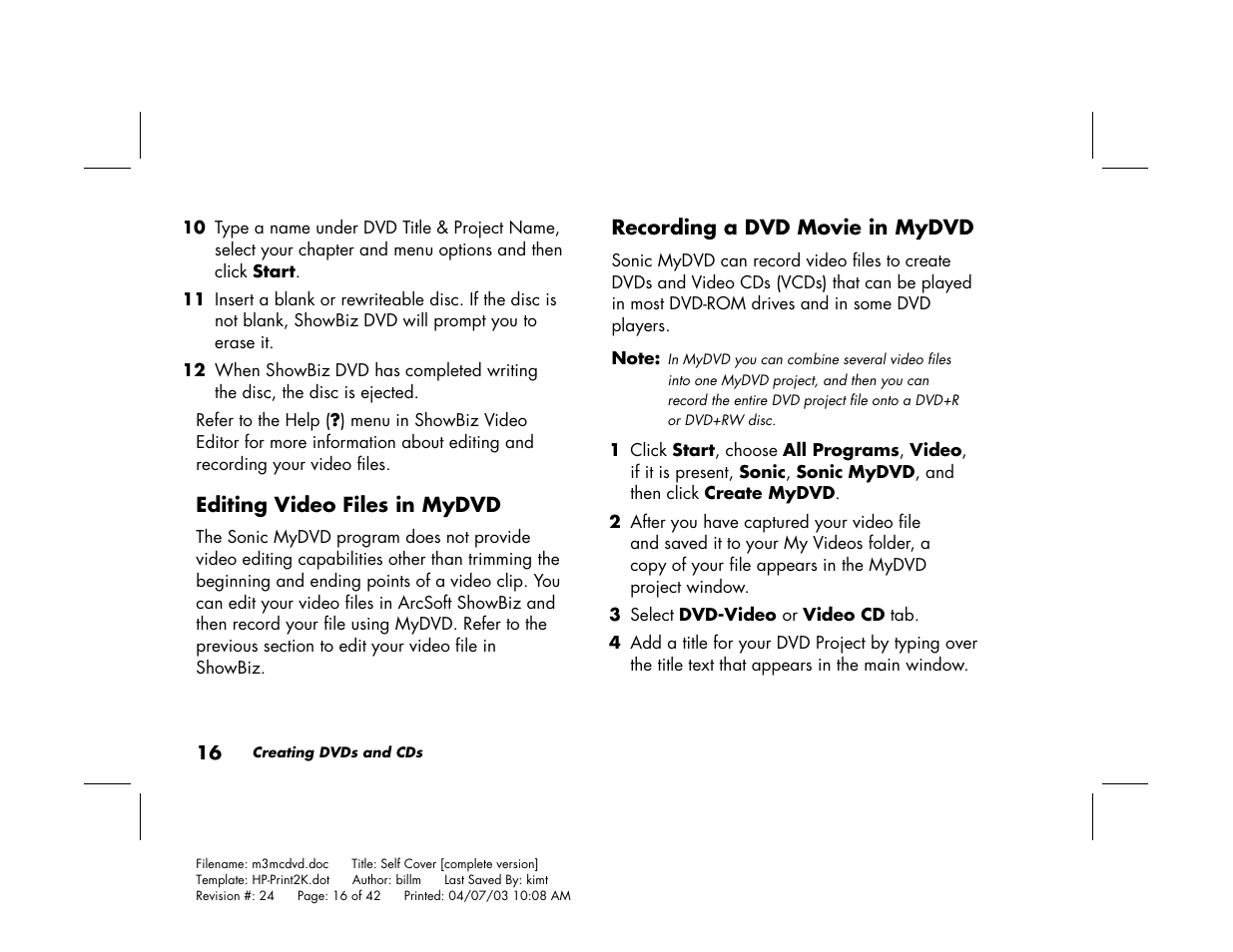 HP Pavilion Home PC User Manual | Page 20 / 42