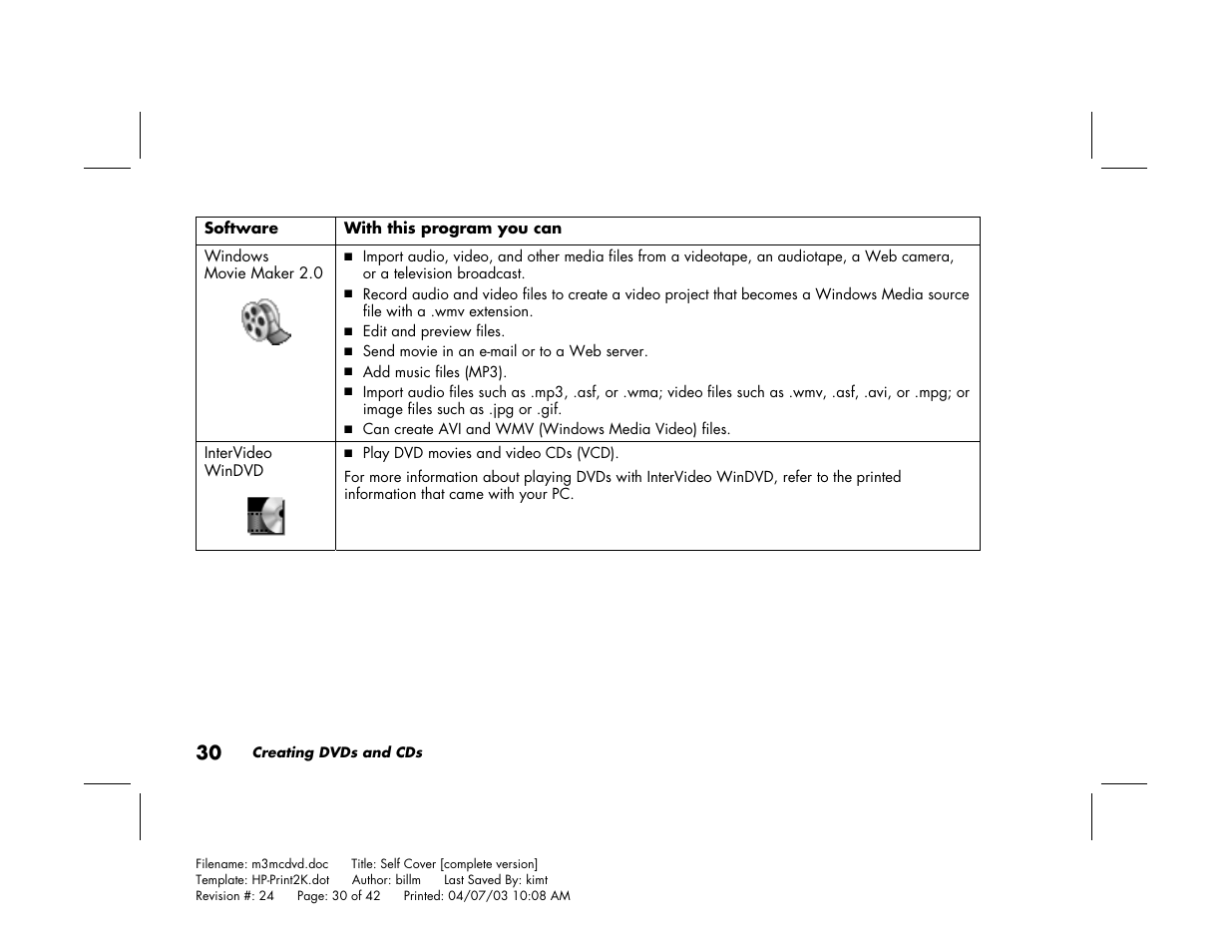 HP Pavilion Home PC User Manual | Page 34 / 42