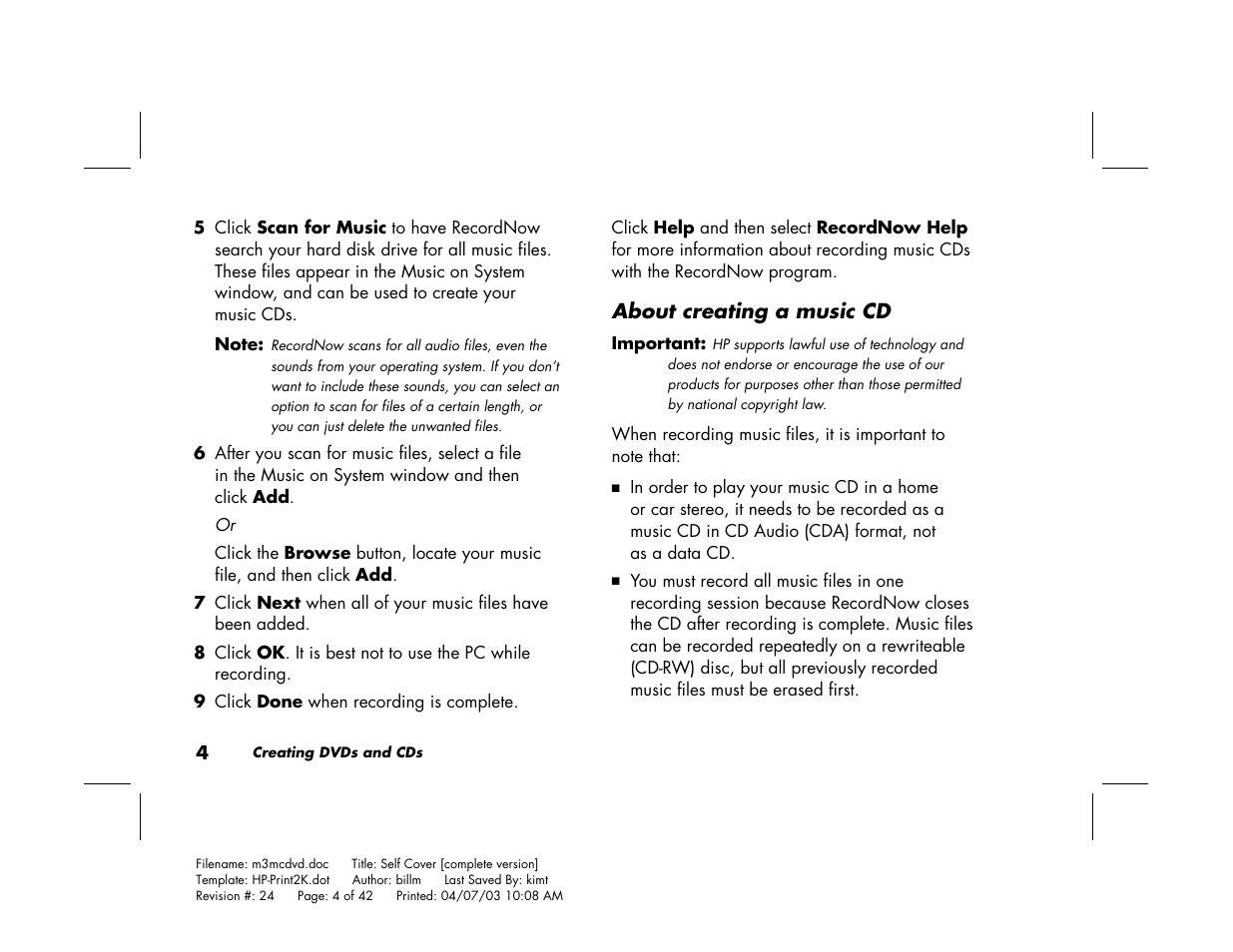 HP Pavilion Home PC User Manual | Page 8 / 42