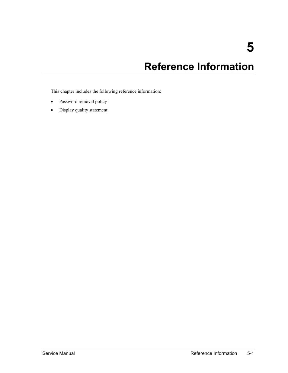 Reference information, Hewlett-packard display quality statement -3 | HP PAVILION NX9005 User Manual | Page 149 / 153