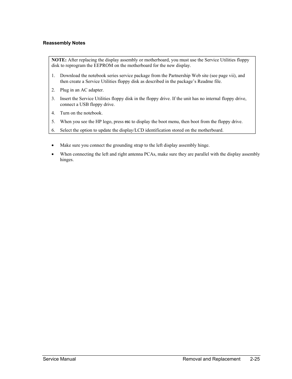 HP PAVILION NX9005 User Manual | Page 58 / 153