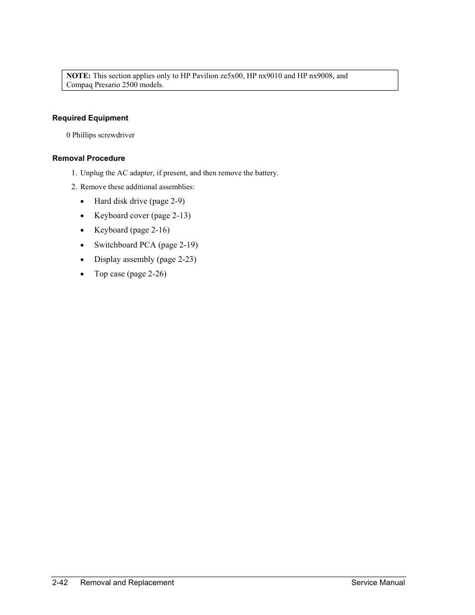 HP PAVILION NX9005 User Manual | Page 75 / 153