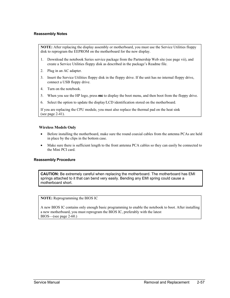 HP PAVILION NX9005 User Manual | Page 90 / 153