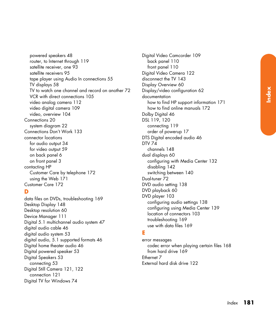 HP 2307890A User Manual | Page 187 / 194