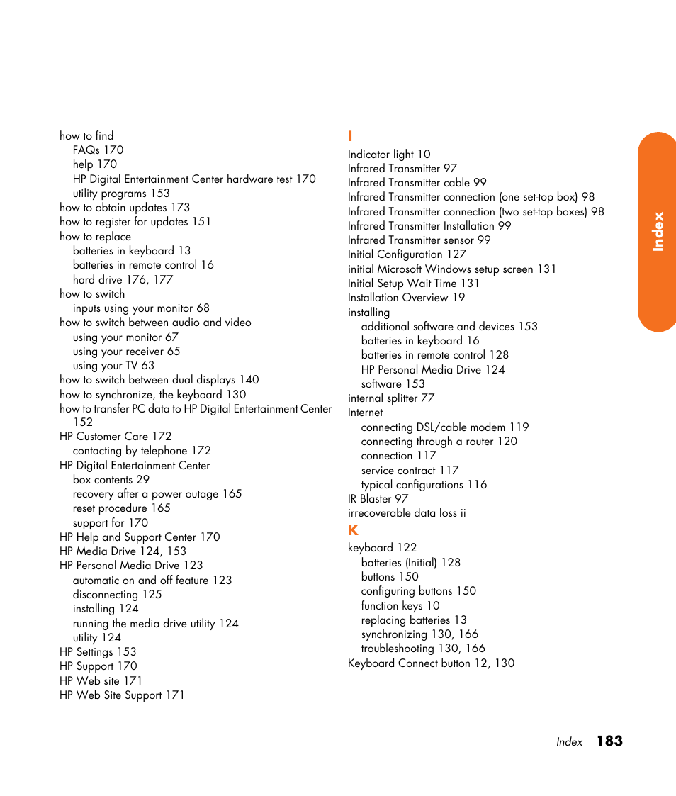 HP 2307890A User Manual | Page 189 / 194