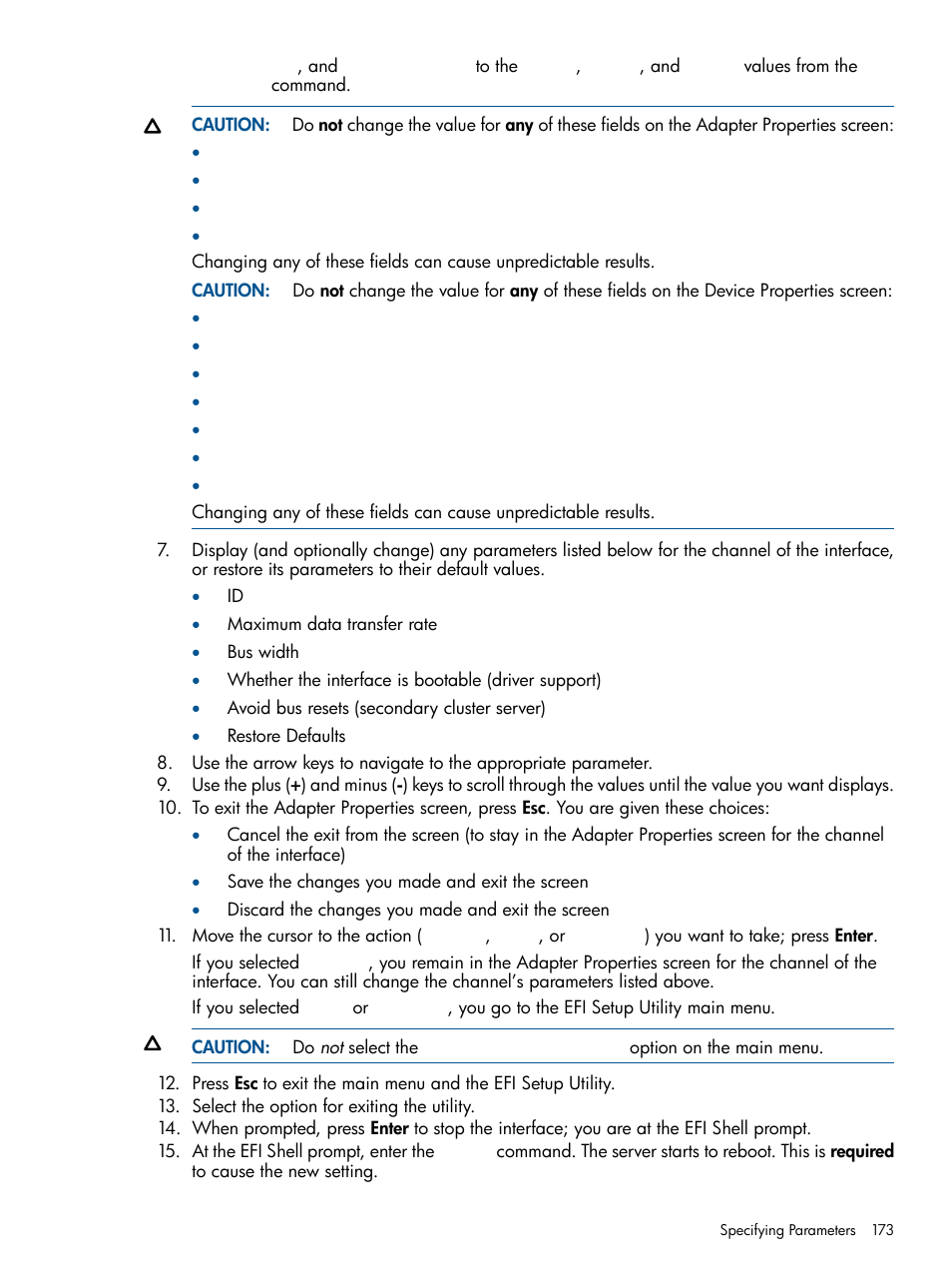 HP BL860C User Manual | Page 173 / 184