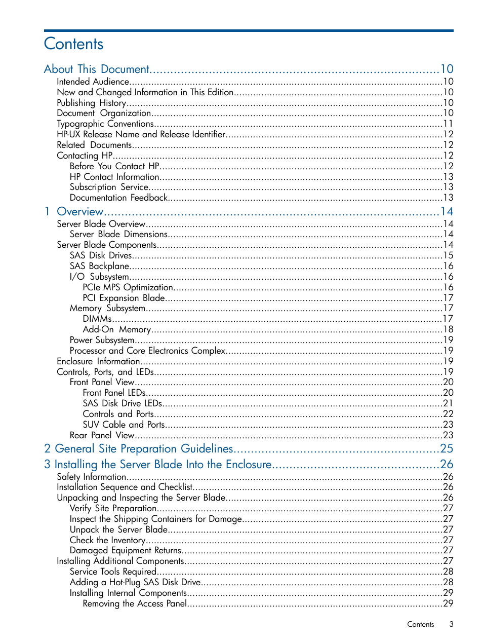 HP BL860C User Manual | Page 3 / 184