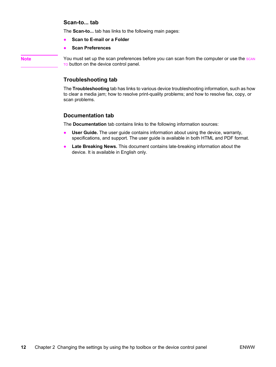 HP 3380 User Manual | Page 24 / 196