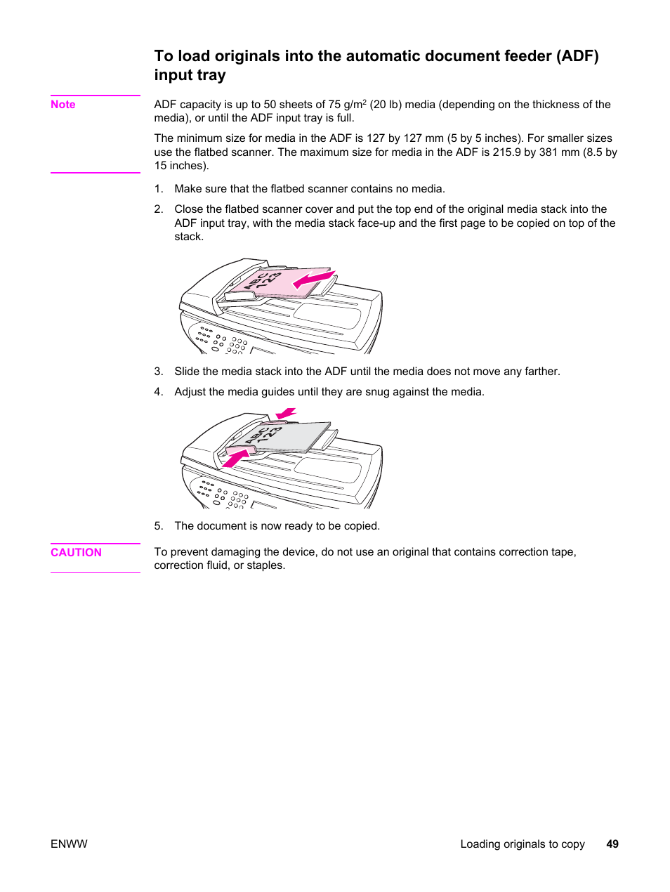 HP 3380 User Manual | Page 61 / 196