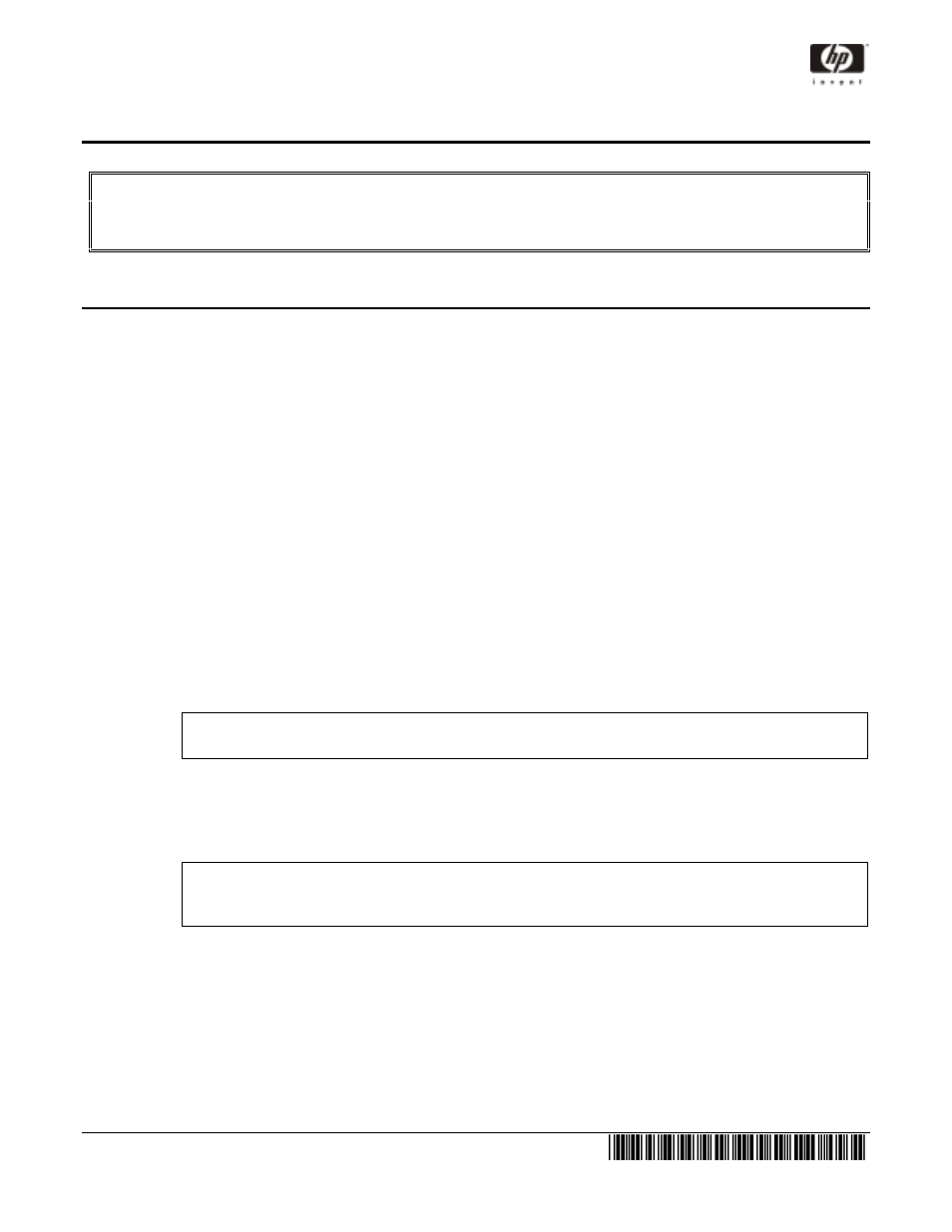HP LP 1000r User Manual | 3 pages