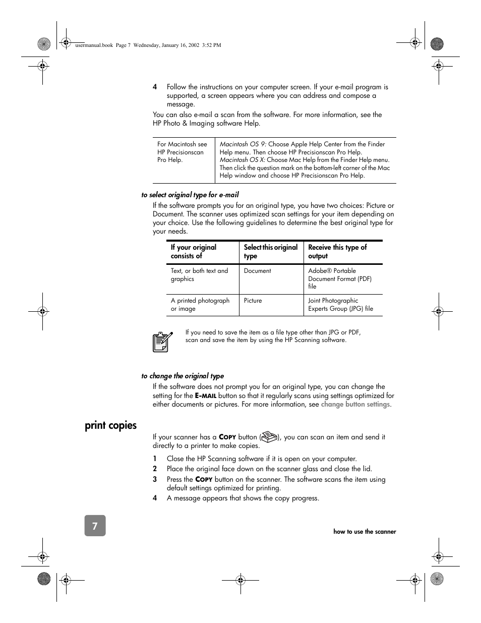 Print copies | HP 2300c Series User Manual | Page 12 / 26