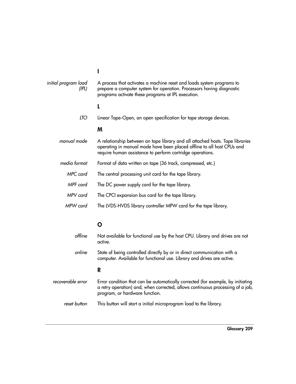 HP 20/700 User Manual | Page 210 / 219