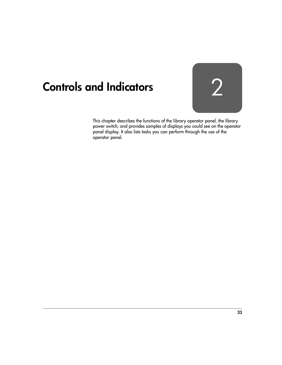 Controls and indicators, Chapter 2, Controls and indicators 33 | HP 20/700 User Manual | Page 34 / 219