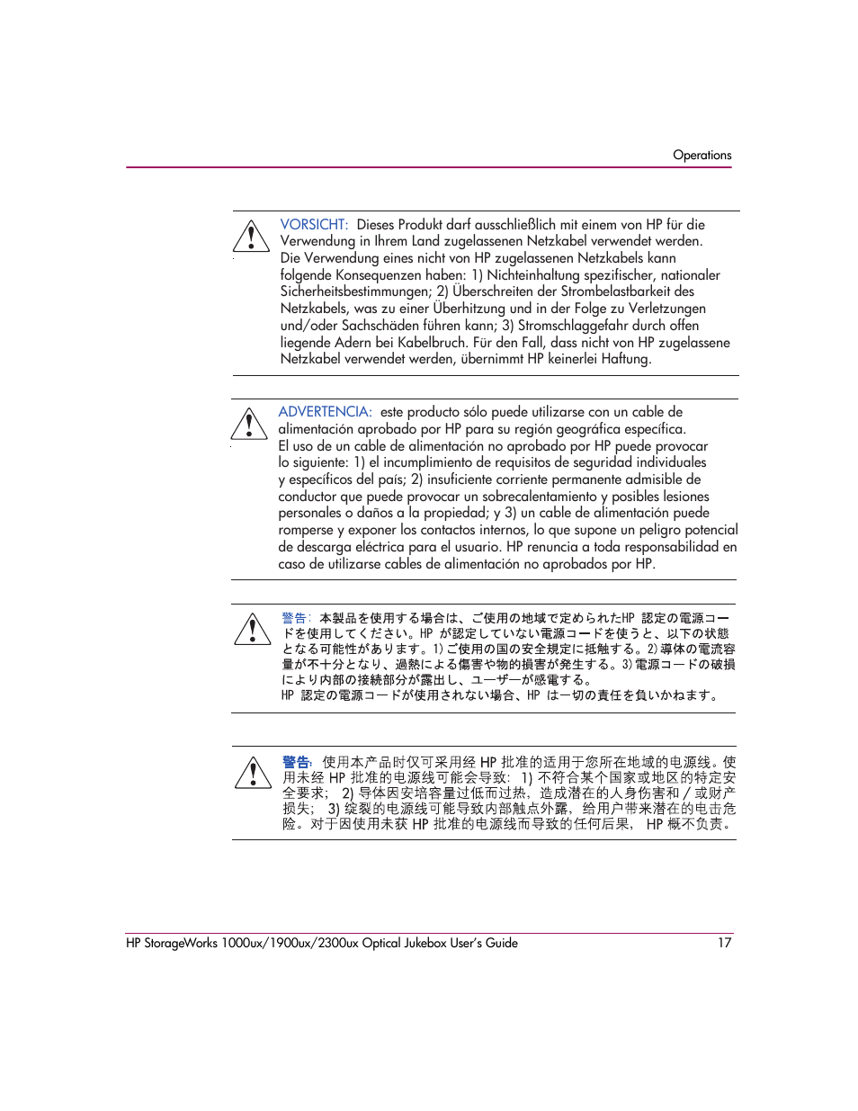 HP 1900ux User Manual | Page 17 / 80