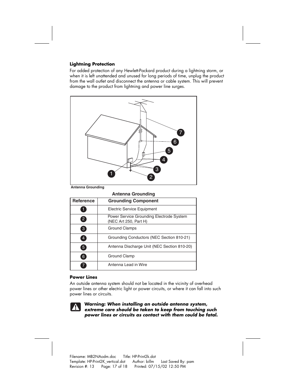 HP Home PC User Manual | Page 17 / 18